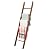 RELODECOR 6-Foot Wall Leaning Blanket Ladder| Laminate Snag Free Construction (Brown)