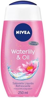 NIVEA Sabonete Líquido Waterlily & Oil 250ml, Limpeza Corporal, P...
