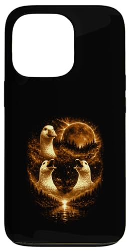 Funny 3 ���i�� �����ȃK�`���E At The Red Blood Full Moon Men �X�}�z�P�[�X iPhone 13 Pro �p