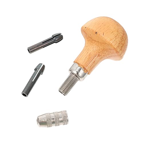 KONTONTY 3 Sets Mosaic Tool Wire Holder Tools Jewelery Jewelry Tool Jewelry Making Drill Bit Watch Tools Jewelry Repair Tool Pin Vise Wire Tool Watchmaking Tool Wire Clamp Tool Khaki Steel