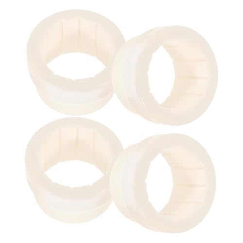 INOOMP 4 Estabilizadores para Sombrillas De Piscina Estabilizadores para Postes De Sombrilla De Patio Adaptador Reductor Adaptador De Plástico Blanco
