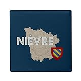 DÉCORATION UTILE : Joignez l'utile à l'agréable. En plus d'habiller votre frigo avec le design Nièvre 58 Département Nevers Carte Ancienne Rare, cet aimant est suffisamment puissant pour maintenir vos listes de courses, photos, cartes postales ou dessins d'enfants bien en vue.