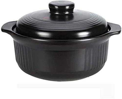 Cocotte en céramique coréenne avec couvercle pour soupe et fondue sur gaz