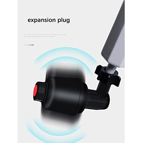 EndyAk Ontstoppingsexpert: handmatige hogedrukplunjer met verwisselbare koppen en spanningsmeter, stevige afvoerontstopper - Image 8