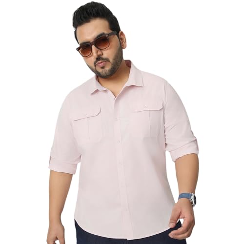 Image of Urbano Plus Men's Cotton Full Sleeve Regular Fit Casual Solid Shirt