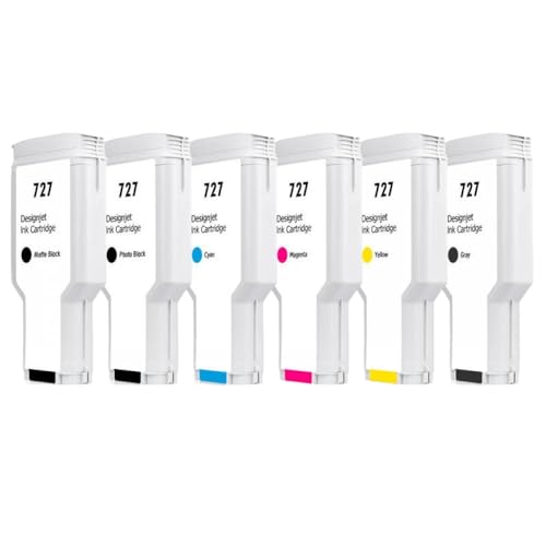 Cartouche jet d'encre 727 compatible DesignJet T920 T1500 impression haute precision