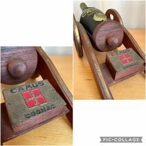 269 ナポレオン エクストラ コニャック 飾り用 木製＆金属製 砲台付き　古酒 CAMUS カミュ ナポレオン 700ml 40度 コニャック ブランデー 古
