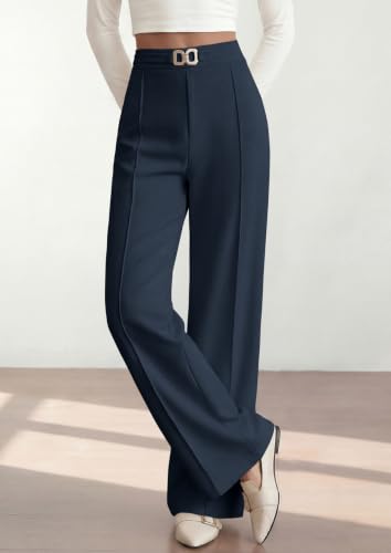 Image of PRETTYGARDEN Womens Dress Pants High Waisted Tailored Trousers