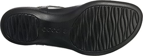 Ecco Womens Flash T-Strap Gladiator Sandal, Black, 38 EU/7-7.5 M US | Image 5