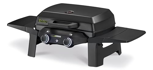 Enders® eURBAN 2, Tischgrill, emaillierter Gussrost, abnehmbare Seitenablage, Enders® Elektrogrill, Tragbarer Kompaktbarer Elektrogrill, Balkongrill, #9718, Schwarz – Bild 5
