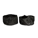 Aquascape Aquatic Lily Plant Pots for Pond and Water Garden, 14-inch x 7-inch, Black, 2-Pack | 98929