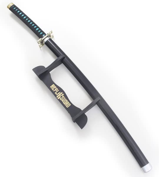 Demon Slayer Katana en Bois - Lame Muichiro Tokito - Epée Kimetsu No Yaiba Sabre - Support en Bois