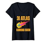 Photo Gallery donna 3i atlas c/2025 n1 alien comet arrivo 2025 in arrivo maglietta con collo a v Photo Gallery donna 3i atlas c/2025 n1 alien comet arrivo 2025 in arrivo maglietta con collo a v