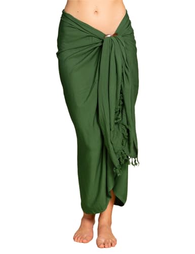 PANASIAM Sarong uni green, 190x116cm