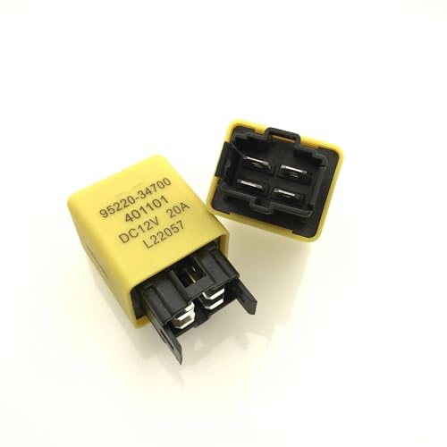 Relais JAC 95220-34700 12V boîtier étanche haute conductivité 4 broches en pack de 5