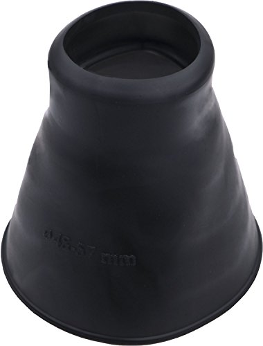 DUR-line Gummi-Manschette - Schwarz - 48-52mm mm Durchmesser - elastisch und UV-beständig; Zum Abdichten von Antennenmasten [Dachziegel, Gummi-Abdichtung; Dichtungsmanschette]