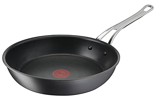 Tefal Jamie Oliver Cooks Classics Frying Pan 30cm Non Stick Oven Safe Induction Riveted Handle Hard Anodised Aluminium H9120744 Black