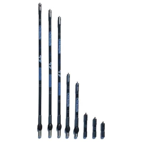 AMEYXGS 3/4/5/10/12/26/28/30 Inch Carbon Fiber Bow Stabilizer Balance Bar Stabilizer Extension Pole Rod Bow Stabilizer for Recurve Bow and Compound Bow (Blue 12 inch) Cover