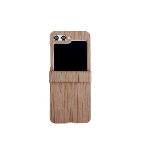 Coque Samsung Z Flip 5 4 3 Antichoc Fine Finition Bois Anti-Chute
