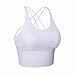 iClosam Sujetador Deportivo Mujer,Bra Deporte Cruzados Espalda Sin Costuras Suave y Sexy para Yoga Fitness Run Ejercicio USA de Diaria