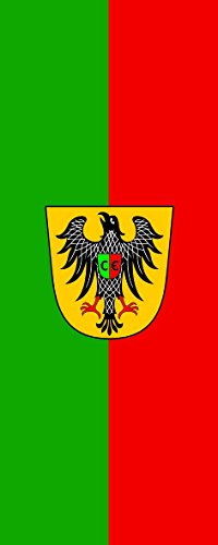 Drapeau Esslingen vertical de qualité supérieure pour mât officiel
