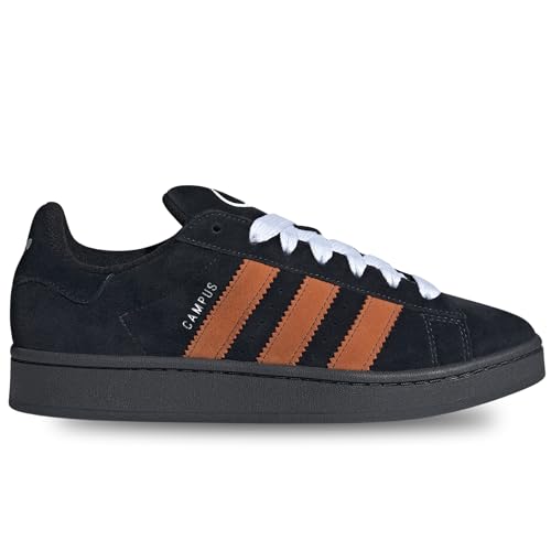 Adidas Campus 00s Carbon Orange : lacets larges et daim premium texturé