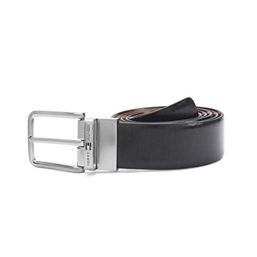 Tommy Hilfiger Mens Leather Buckle Closure Formal Belt - Image 2