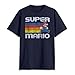 Produktbild Nintendo Herren Super Mario Running Retro Stripe T-Shirt, Marineblau, X-Klein