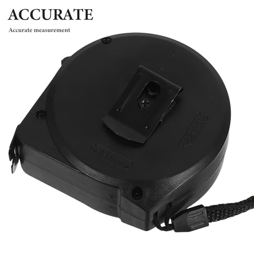 Cinta métrica industrial portátil Amosfun 10m x 25mm acero negro miniatura 3