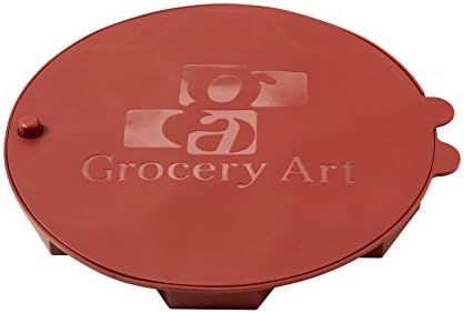 Grocery Art Silicone Burger Press | #1 Hamburger Press for Preparing & Storage 7 Perfect Burger Patties | Freezer-Friendly Stuffed Burger Maker, Reusable Burger Mold, Premium Hamburger Patty Maker