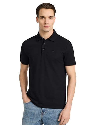 EXPRESS Polo para hombre Luxe Pique con logo mini X y manga corta miniatura 1