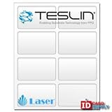 Teslin Synthetic Paper - 8.5' x 11' Perforated 8-Up Laser Sheet