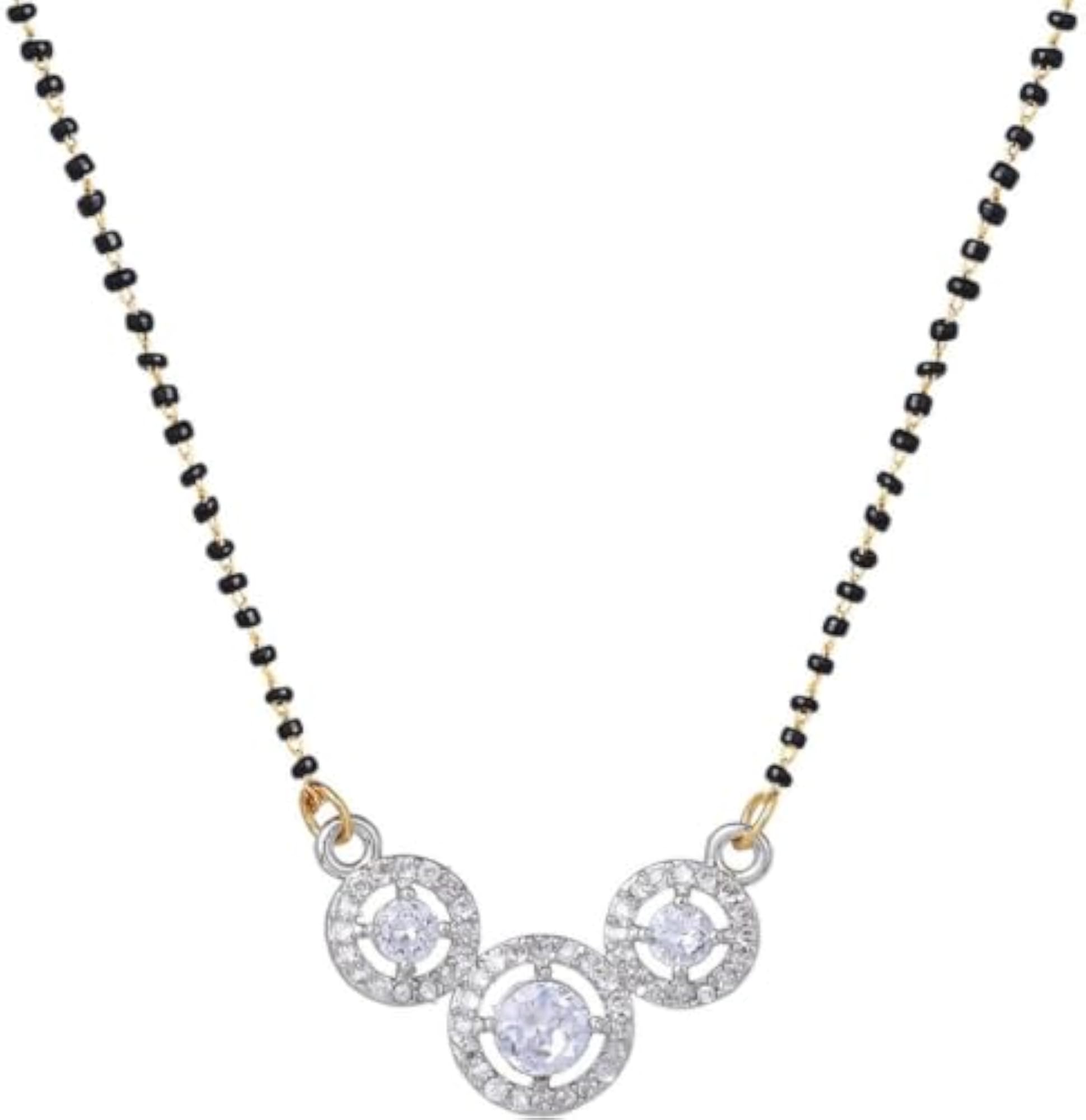 Mangalsutra Necklace for Women | Black Bead Chain