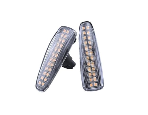 DZSYINGLONGSM Intermitente Lateral Luces LED De Señalización Direccional Dinámicas Laterales 8351A001 Para Mitsubishi Para Outlander Para Sport Para Mirage intermitente(Crystal white)