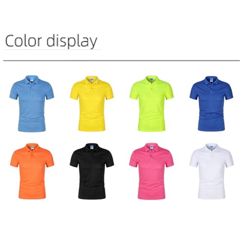 Manga Corta Deporte PoloT-Shirt P-eugeot, Po.lo Camiseta De Tenis De Ajuste Delgado, Camisetas De Equipación Transpirables Absorbentes, Verano(Black,M)