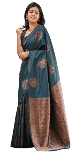 Sari Banarasi jacquard pour femme vêtement traditionnel de cérémonie avec chemisier