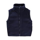 【Matériau】Fabriquée à partir de coton, de polyester et de molleton, la doublure en molleton doux est suffisamment épaisse pour vous garder au chaud et à l'aise pendant les mois d'hiver les plus froids. La couche extérieure est composée d'un tissu coupe-vent très agréable au toucher, méticuleusement confectionné avec une attention particulière portée aux détails. Gilet en Molleton Polaire Doux sans Manche Coupe Classique Fille Grandes Filles Couleur Unie Blouson Mode Bouton Matelassée.