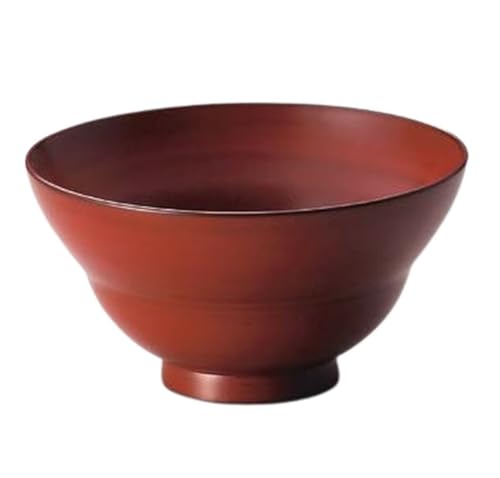 J-kitchens お椀 日本製 木製 ひさご椀 古代朱 (1客) 13cm 漆塗り 手塗り その壱