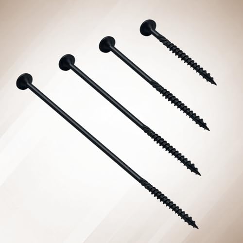 3 inch deck screws 50pcs heavy-duty structural wood screws rust resistant timber screws for timberloglandscaping wood t30 star bit 14 x 3