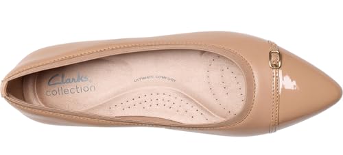 Zapatos tipo ballet mujer Clarks Natalyn Dusk bailarinas cómodas 5