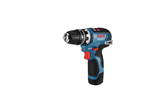 Bosch Gsr12V-300Fcb22 12V Max Ec Brushless Flexiclick 5-In-1 Drill/Driver System With (2) 2.0 Ah Batteries #TOP7