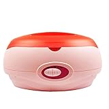 La eliminación de la cera de parafina Calentador Calentador de pelo Tool Kit profesional de la máquina para el hogar piernas pista todo el cuerpo de color rosa, belleza Productos enchufe de la UE