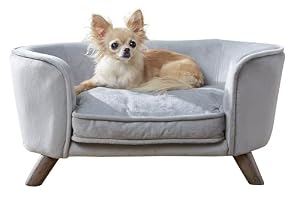 Enchanted Home Pet Romy Hundesofa Grau