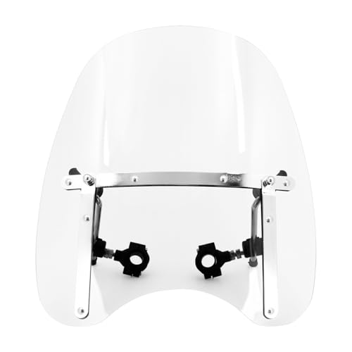 Pare-Brise Moto pour Yamaha V-Max 1200 1969-2017 Guidon 7/8 1 Pouce Transparent