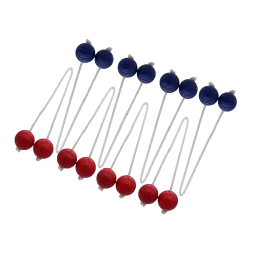 predolo 8 Ladder Balls for Backyard Play Dia 1.65 in Family Toss Game Set, Red and Blue