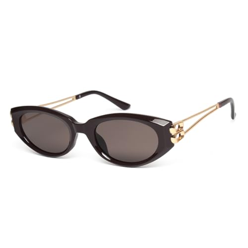 Lunettes de soleil ovales femmes anti éblouissement œil de chat vintage confortable