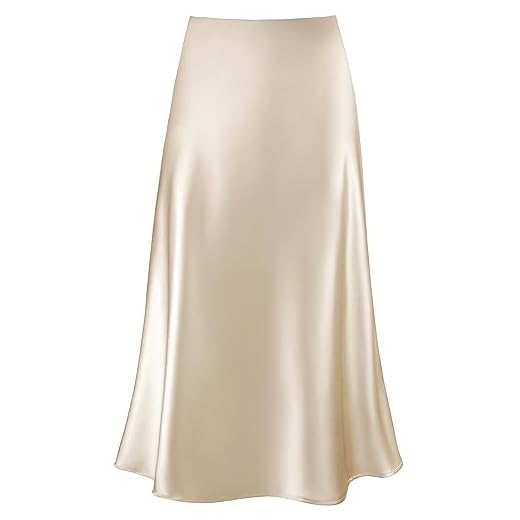Satin Midi Skirt