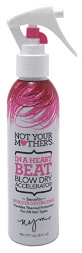 Not Your Mothers In A Heart Beat Blow Dry Accelerator 6 Ounce (177ml) (2 Pack)