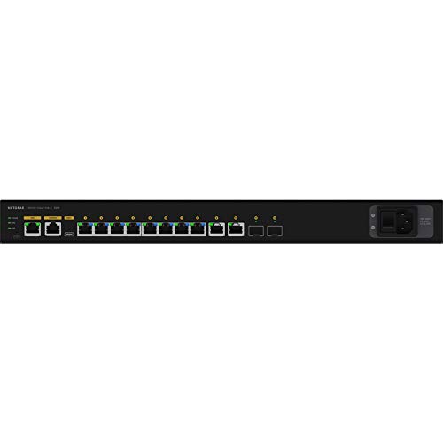 Image of NETGEAR AV Line M4250-10G2F-PoE+ 12 Port Switch GSM4212P | L3 Managed | 10x1G PoE+ 125W and 2xSFP | Rack-Mountable | Cloud Care's 3 Year Warranty SupportPlus Included