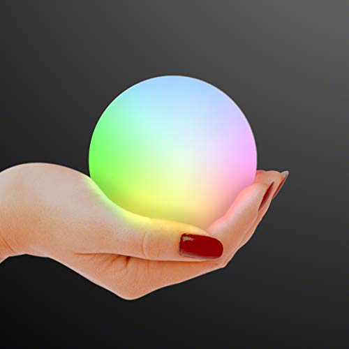 FlashingBlinkyLights Floating Lights for Pool (Set of 12) 3” Round Light Up Pool Glow Balls Color Changing Pool Decorations LED Lighted Balls for Pool - Image 3